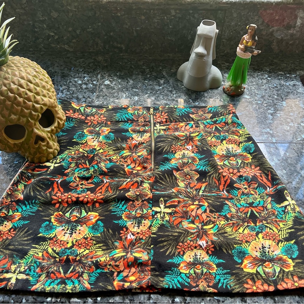 Tropical Tiki Mini Skirt